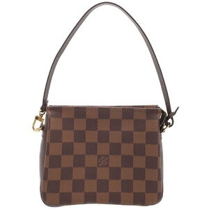 Louis Vuitton Damier Ebene Brown Truth Makeup Accessory Clutch Bag